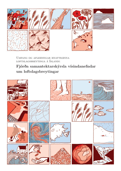 Forsíða fjórðu samantektarskýrslu vísindanefndar um loftslagsbreytingar